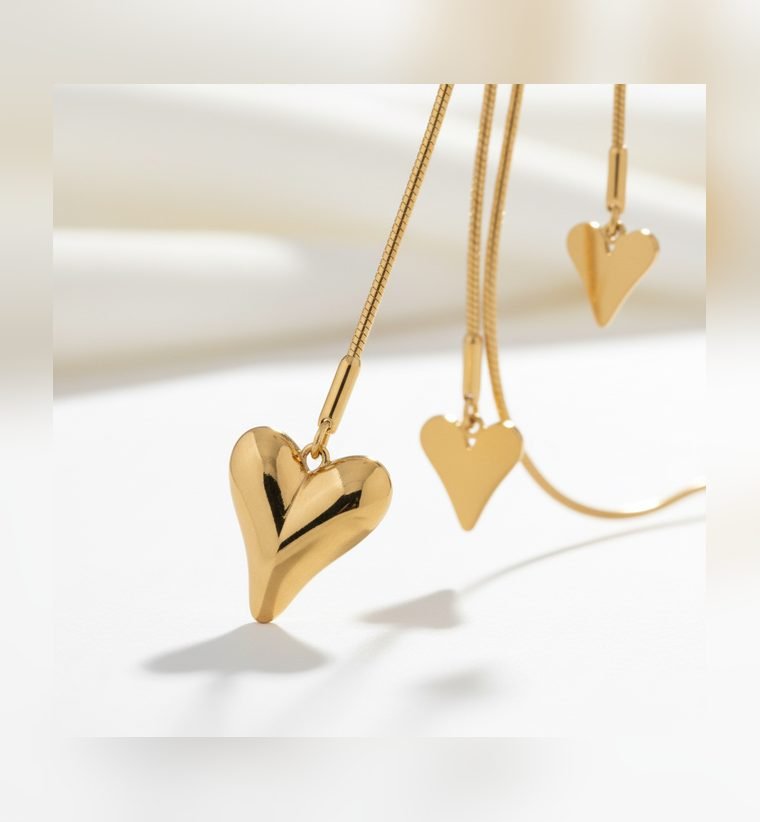 Cœur Bolo Lariat — pendant detail