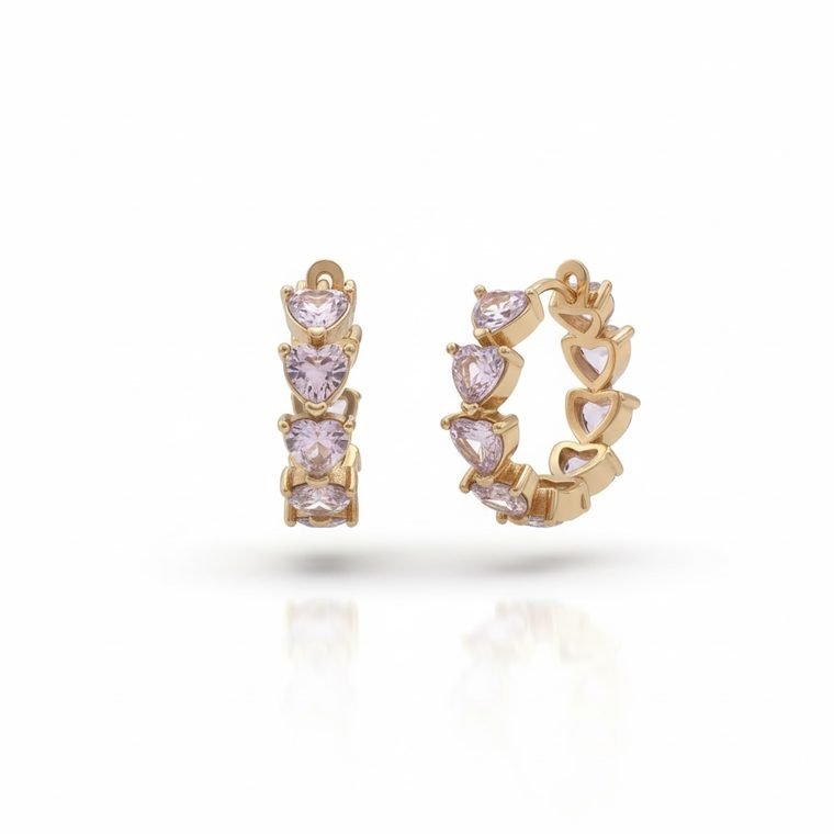Trois Cœurs Hoops — angled view